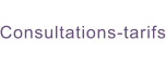 Consultations-tarifs